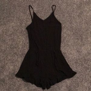 Black Short Jumpsuit